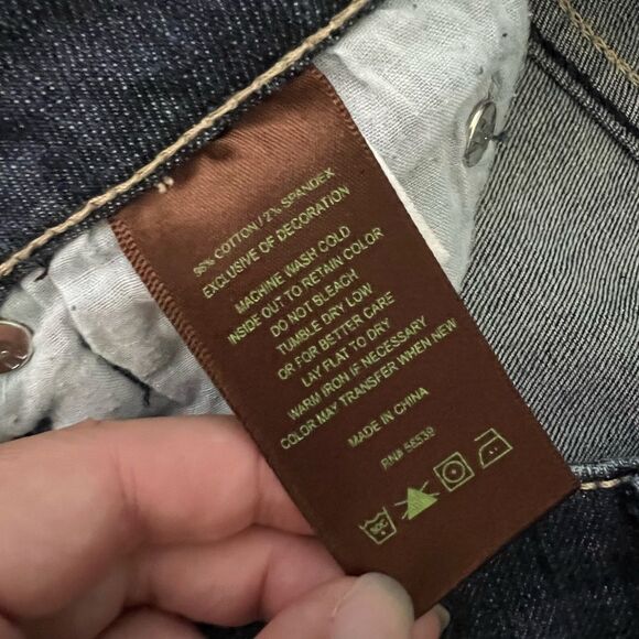 Kut From The Cloth Skinny Jeans size 2 Dark Wash - Picture 4 of 6